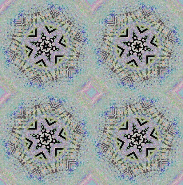 Abstraktní Geometrické Bezešvé Pozadí Pravidelná Jemná Hvězda Vzor Pastelově Modrá — Stock fotografie
