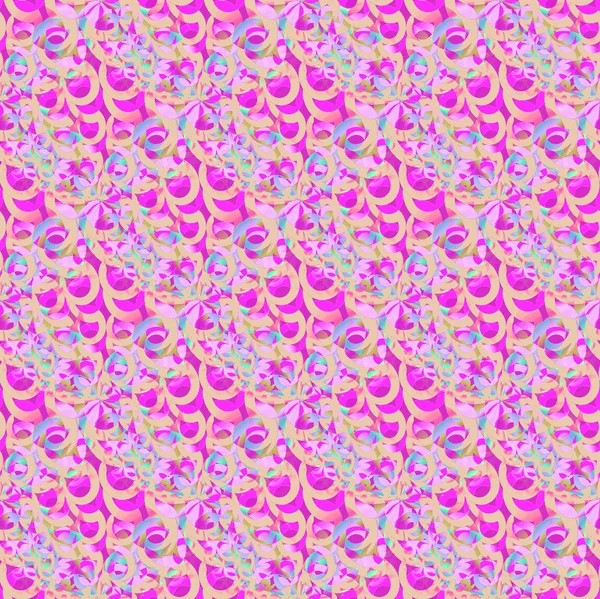 Abstraktní Geometrické Bezešvé Pozadí Pravidelné Složité Elipsy Vzor Fialové Purpurové — Stock fotografie
