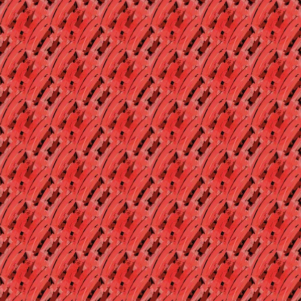 Fondo Geométrico Abstracto Sin Costura Patrón Intrincado Regular Pastel Rojo — Foto de Stock