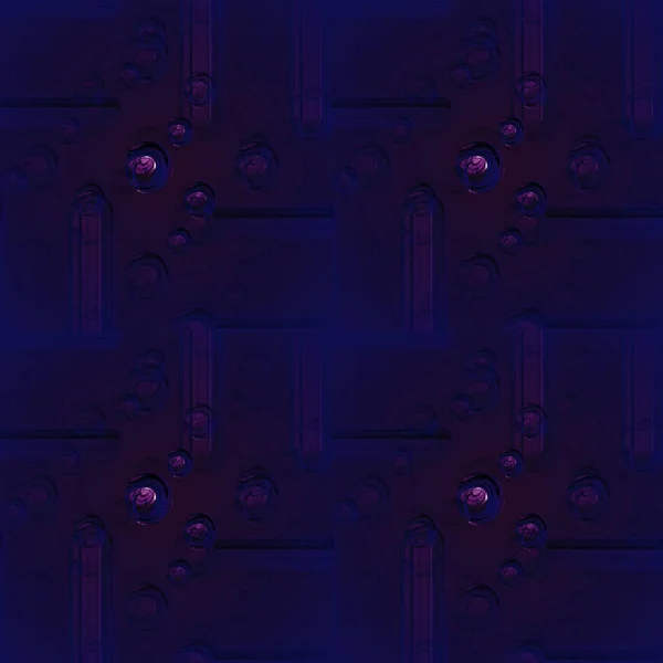 Abstract Geometric Elegant Dark Background Regular Circles Stripes Pattern Purple — Stock Photo, Image