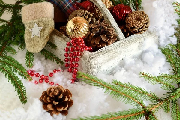 Noel ve yeni yıl. Noel dekorasyonları için bir Noel ağacı. Tatil. Tatil dekorasyon