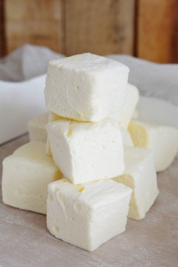 Hava hatmi mango dan. Amerikan mutfağı. Lezzetli tatlılar. Doğal