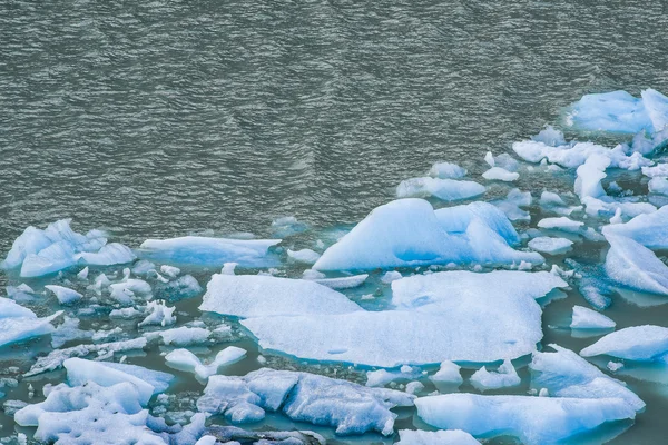 Melting blue ice floes — Stock Photo, Image