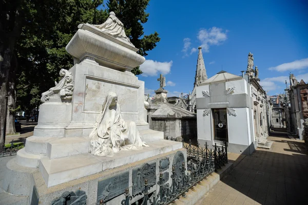 Vista do túmulo do presidente Carlos Pellegrini no Cemitério La Recoleta — Fotografia de Stock