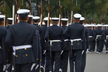 Arjantin askeri geçit töreninde Donanma