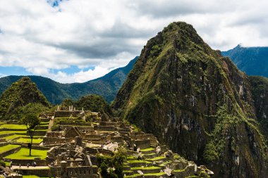 Machu Picchu görünümünü