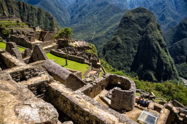 Machu Picchu görünümünü