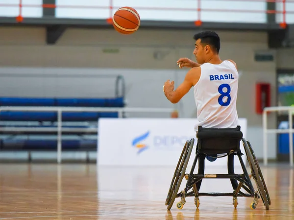 Silla de ruedas de baloncesto juego — Foto de Stock