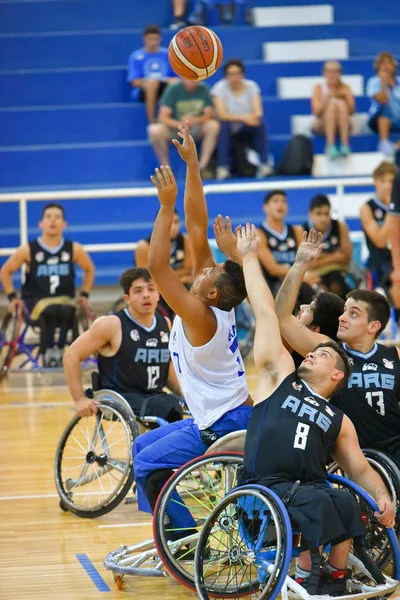 Silla de ruedas de baloncesto juego — Foto de Stock