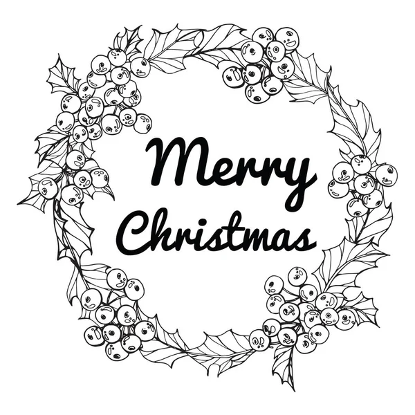 Çelenk neşeli Christmas'day için. 