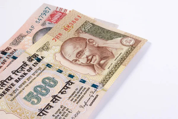 Hindistan Rupisi 500 ve 1000 banknot. — Stok fotoğraf