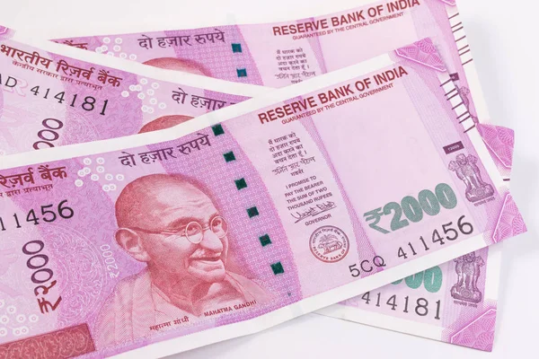 2000 rupi, yeni Hint para yayımlamak 9 Kasım 2016. — Stok fotoğraf