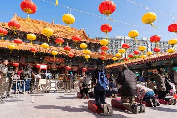 Hong Kong China März 2018 Chinesische Einheimische Hong Kong Und — Stockfoto