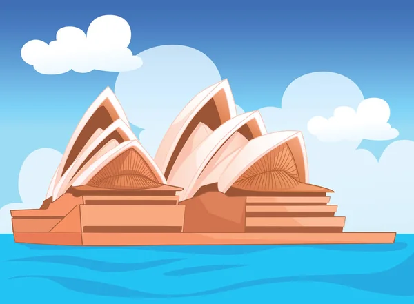 Sydney opera binası, Avustralya vektör çizim