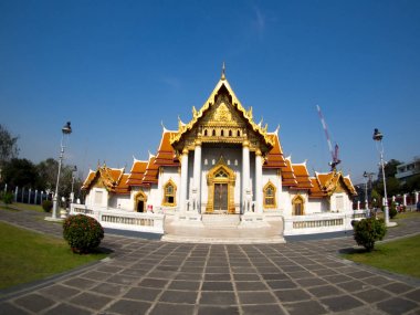Mermer Tapınak (Wat Benchamabophit) Bangkok Tayland