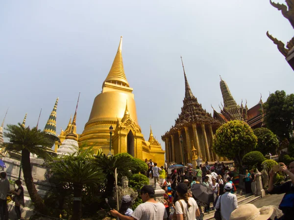 GRAND PALACE & WAT PHRA KAEW Temple, Bangkok, Tailândia — Fotografia de Stock