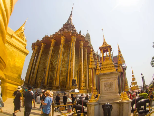 GRAND PALACE & WAT PHRA KAEW Temple, Bangkok, Tailândia — Fotografia de Stock