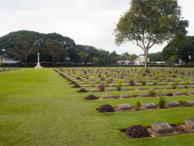 kanchanaburi Müttefik savaş mezarlığı