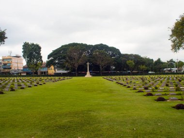 kanchanaburi Müttefik savaş mezarlığı