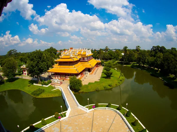 Palácio de estilo chinês de Wehart Chamrunt em Bang Pa-In palácio, Ay — Fotografia de Stock