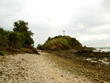 Yağmur bulutlu Krabi, Tayland, Koh Lanta