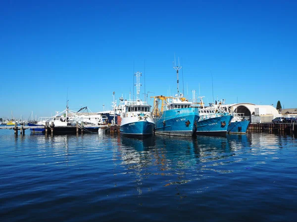 Balıkçı tekneleri Harbour, Fremantle, Avustralya