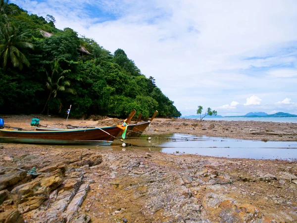 Bateau en Thaïlande île — Photo