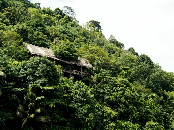 Huis op de berg, Thailand — Stockfoto