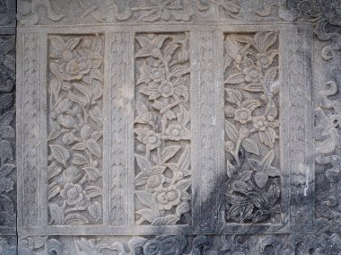 Wat Arun Rajwararam Bangkok etrafında Tay sanat duvarı