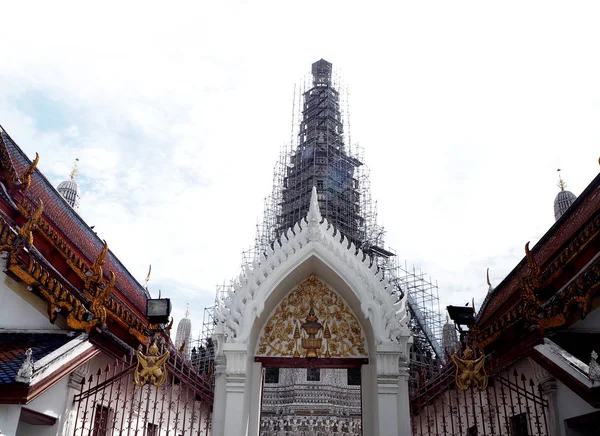 Wat Arun Rajwararam, Bancoc junho 2016 . — Fotografia de Stock