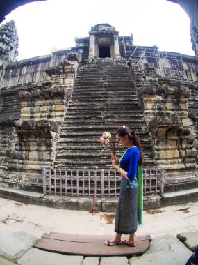 Angkor Wat, antik lanmark, Siem Reap, Kamboçya.