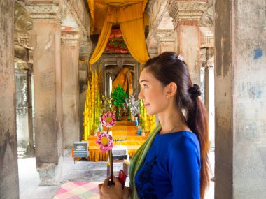 Angkor Wat, antik lanmark, Siem Reap, Kamboçya.