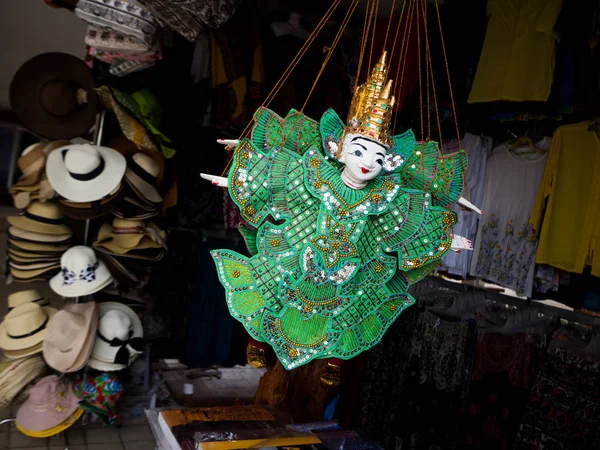 Marioneta camboyana tradicional, Siem Reap, Camboya —  Fotos de Stock