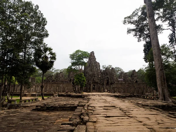 Bayon templet i angkor thom, siemreap, Kambodja — Stockfoto