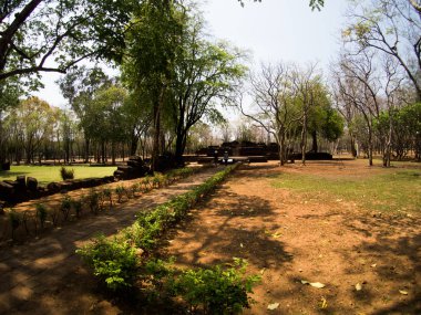 Antik Tay kale veya Prasat Muang Singh de Kanjanaburi, Thail