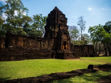 Antik Tay kale veya Prasat Muang Singh de Kanjanaburi, Thail