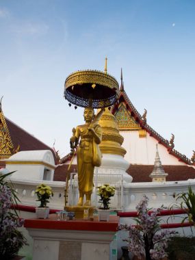 WAT Pranonjaksi, Buda, uzanmış Buri, Tayland şarkı