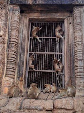 Phra saldırın sam yot, khmer tapınakta lopburi, Tayland