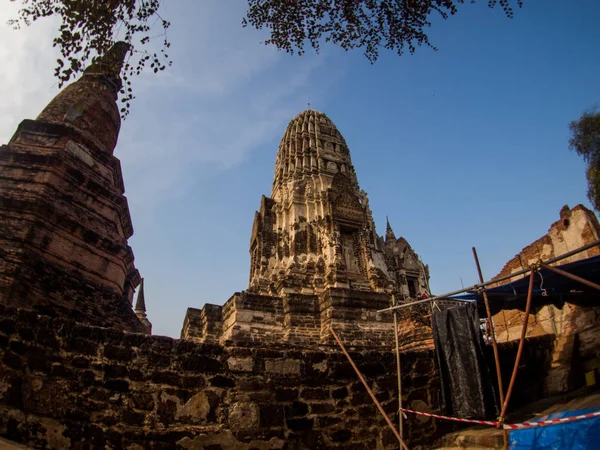 Wat Rat Burana ancienne Ayutthaya, Thaïlande — Photo