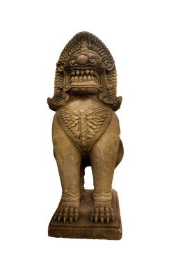 Kırpma yolu ile yerli Tay tarzında demir heykeli. Seçimi 