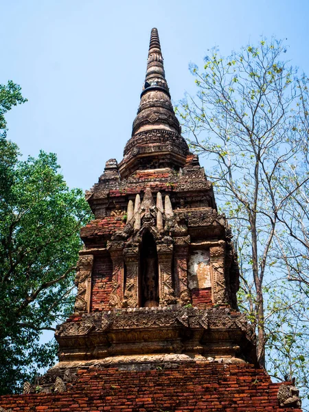 Wat Pa Sak, Temple du monastère de la forêt de teck à Chiang saen, Ch — Photo