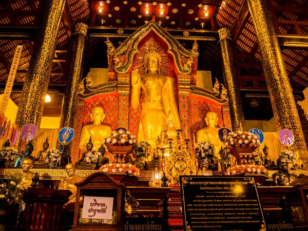 チェンマイ、タイのワット チェディ ルアン. — ストック写真
