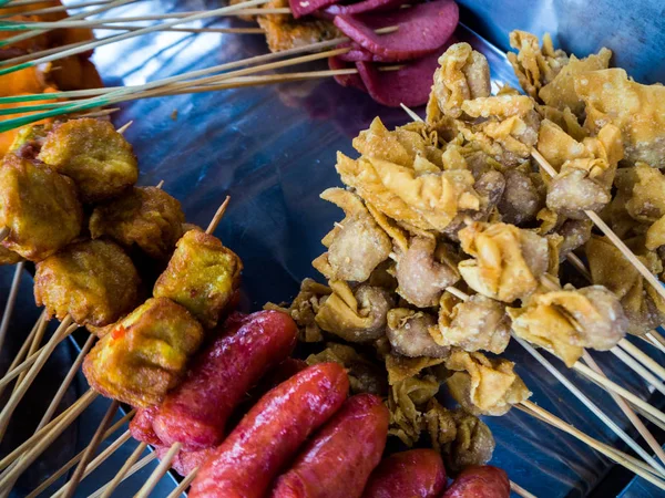 "Lok Lok" Snack foods in Penang, Malaysia — Stock Photo, Image