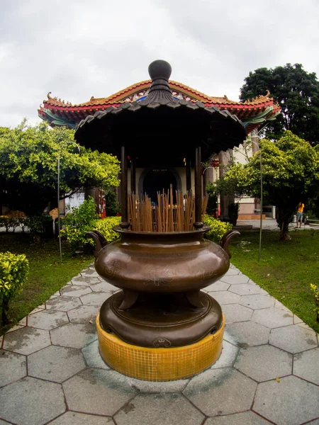 Krásy staré posvátné buddhistické Kek Lok Si Temple v Penan — Stock fotografie