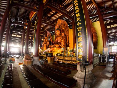 Guangzhou, Çin, Ağustos, 2017: Guangxiao Tapınağı bir olde