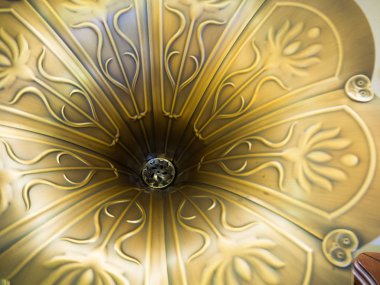 Eski vintage Cd çalar dükkanda, yakın çekim