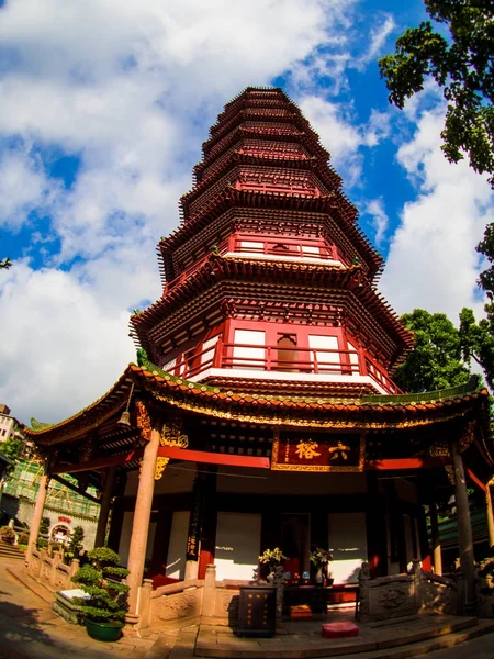 Altı Banyan ağaçları, Guangzhou C Liu-rong-si, Pagoda, Tapınağı
