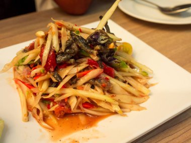 Papaya salatası veya biz Som, Tayland Gıda ara