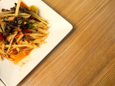 Papaya salatası veya biz Som, Tayland Gıda ara