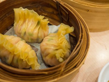 dimsum bambu vapur, Çin tarzı üzerinde